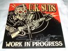 U.K. SUBS (UK) WORK IN PROGRESS ORANGE VINYL LP ALBUM LIMITED EDITION SIGNED
