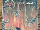Slayer Hell Awaits Vinyl LP 1988 Metal Blade Records Glossy Insert Lyric Sheet