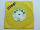 PAUL McCARTNEY WINGS 1972 UK 45 GIVE IRELAND  BACK TO THE IRISH IN WINGS SLEEVE