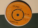 rare Elvis Presley single heartbreak hotel  RCA 1088  round orange