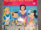 Vintage 1955 Songs From Walt Disney’s Magic Kingdom Record Rare White Cover Art