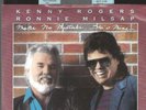 KENNY ROGERS & RONNIE MILSAP Make No Mistake She's Mine RARE 45 RECORD + PS