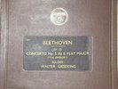 Columbia Beethoven Concerto No.5 The Emperor E Flat Major RARE Walter Gieseking