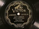 JAZZ BING CROSBY Just A Gigolo VICTOR 22701 E/E-   OAKLAND PRESSING B-STAMPERS