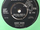 Steve Brett, Sugar Shack,N Mint, freakbeat, Mod, Columbia,1965,Slade,Holder