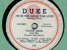 78 rpm Freddie Green Duke 113 in V+ (Lucky Thompson) scarce