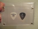 Led Zeppelin Jimmy Page Robert Plant Guitar Picks (2) in clear collectors case
