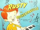 78 rpm album 3 records N-/ album M: children's RUSTY IN ORCHESTRAVILLE  sonovox