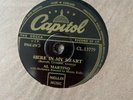 FIRST UK CHART No.1 1952 AL MARTINO 78 HERE IN MY HEART CAPITOL CL 13779  E-V/G