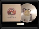 QUEEN NIGHT AT THE OPERA ALBUM LP WHITE GOLD PLATINUM TONE RECORD FRAMED RARE