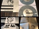 A FACTORY SAMPLE 2x 7” Vinyl poster/stickers-punk joy division cabaret voltaire