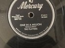78 DOO WOP -PLATTERS - ON MY WORD OF HONOR / ONE IN A MILLION  **EX**