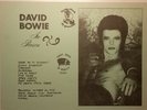 David Bowie - In Person & In America.1972 Fan Club 2LP. Santa Monica Part 1 & 2
