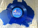Men At Work - Down Under 7'' Australia Die Cut Blue Vinyl, Original 1981
