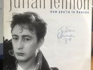 AUTOGRAPHED JULIAN LENNON 7 INCH VINYL SINGLE: NOW YOU'RE IN HEAVEN(1989) SIGNED