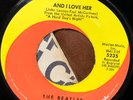 BEATLES AND I LOVE HER/IF I FELL 45 RARE SUBSIDIARY SWIRL WITHOUT CAPITOL LOGO