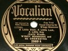 5 Vocalion label 78 RPM records Wingy Mannone Mildred Bailey Vincent Lopez