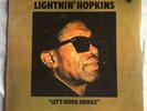 Lightnin’ Hopkins Let’s Work Awhile - Mono 1971 Blue Horizon album LP