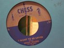 37E VG+ blues Muddy Waters I want to be loved Chess silver top 1596