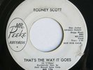Rodney Scott - That's The Way It Goes / Bitter Tears 45 Mr. Peeke 126 Rockabilly