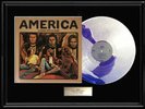 AMERICA HORSE WITH NO NAME DEBUT ALBUM LP WHITE GOLD SILVER PLATINUM TONE RECORD