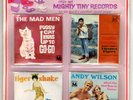 MIGHTY TINY RECORDS Sealed 4 Pack VINTAGE 1960's OHIO ART Mad Men LONG HAIRS