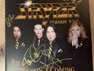 Stryper Band Signed Vinyl Lp Second Coming Yellow Trans Vinyl