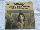 Wings - Vive Y Deja Morir - (Live and Let Die)  - Apple - Spanish - Excellent