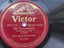 Alma Gluck & Paul Reimers 78rpm Single 10-inch Victrola Records #87229 Xmas Tree