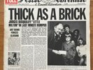 Jethro Tull - Thick As A Brick Vinyl LP Newspaper Edition