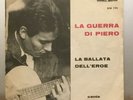 Fabrizio De Andrè La Guerra Di Piero La Ballata Dell’eroe Karim 194 Prima Stampa