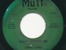 CAROL JONES Don't Destroy Me MUTT Detroit Soul Funk 45 Hear STRINGS VERSION