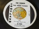 Ripping Garage Surf Mod Rocker Promo 45 The Terri-Tones The Sinner CORTLAND HEAR