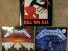 Metallica 3 LPs Vinyl Kill em All, Master of Puppets, Ride the Lightning