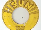 CARL PERKINS Thats Right  Forever Yours SUN  RNR 2ND ISSUE  45