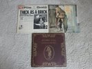 3 x Jethro Tull, Aqualung, Thick As A Brick, Living In The Past, Vinyl LP Albums