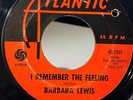 Northern Soul 45 Barbara Lewis I Remember The Feeling on Atlantic HEAR