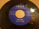 HOLLYWOOD 1959 ROCKABILLY ROCKER 45 FRANK AND ERNIE on CREST VG++ ''SPOT LIGHT''