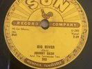 78 RPM Johnny Cash Big River / Ballad Of A Teenage Queen Sun 283