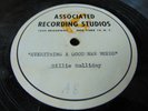 Billie Holiday / Fats Waller Associated Recording Studios 78RPM Acetate