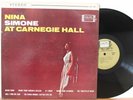 “Nina Simone At Carnegie Hall” LP   Colpix 455   VG++ Vocal Jazz