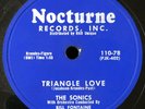 The Sonics 1957 DOOWOP 78 Triangle Love / Evil Eyes on Nocturne Label VG++/VG+++