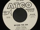 BOBBY DARIN: Beyond The Sea / That's The Way Love Is 45 (dj) Oldies