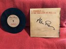 ALAN PARSONS  FRAGILE  AQUA COLORED 45 VINYL   SIGNED