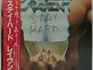 RAVEN 'Stay Hard' 1985 Japanese white-label promotional vinyl LP w/OBI & insert