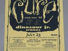 THE CURE RARE CONCERT FLYER 1992 WISH TOUR + THE WALK 7