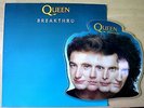 NM/NM QUEEN BREAKTHRU SHAPED VINYL PICTURE DISC PVC SLEEVE + INSERT