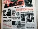 Guns n Roses LP Lies Geffen 1st press Credit Wife beating & Ladies welcome  PP