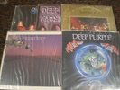 DEEP PURPLE 5 LP LOT: BURN, MACHINE HEAD, MADE JAPAN, NOBODYS PERFECT, SLAVES &