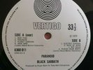 Black Sabbath LP Paranoid UK Vertigo Swirl press LAMINATED COVER